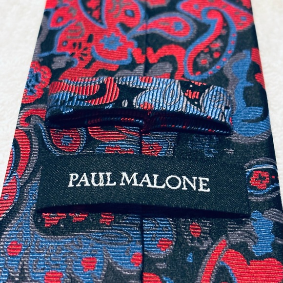Brand New Stylish Tie By PAUL MALONE / Palm Beach - Picture 4 of 4